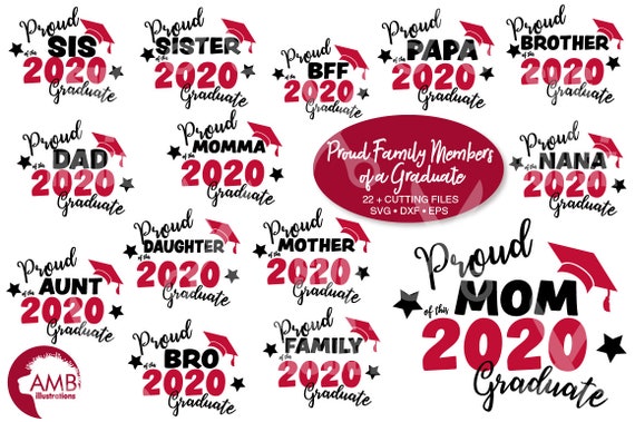 Download Graduation Svg Bundle Class Of 2020 Svg Graduate Svg Iron On Transfer Dxf Png Cricut Silhouette Amb 2778 By Ambillustrations Catch My Party