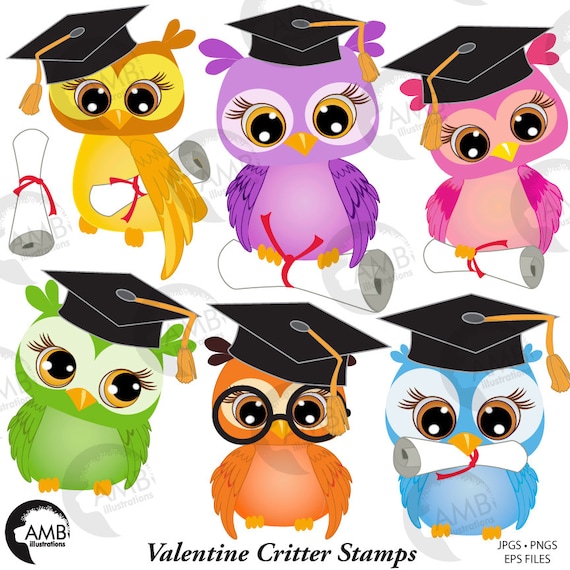 Eule Clipart Graduierung Eulen Clipart Eule Clipart Eule Etsy