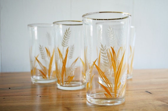 glass juice cups