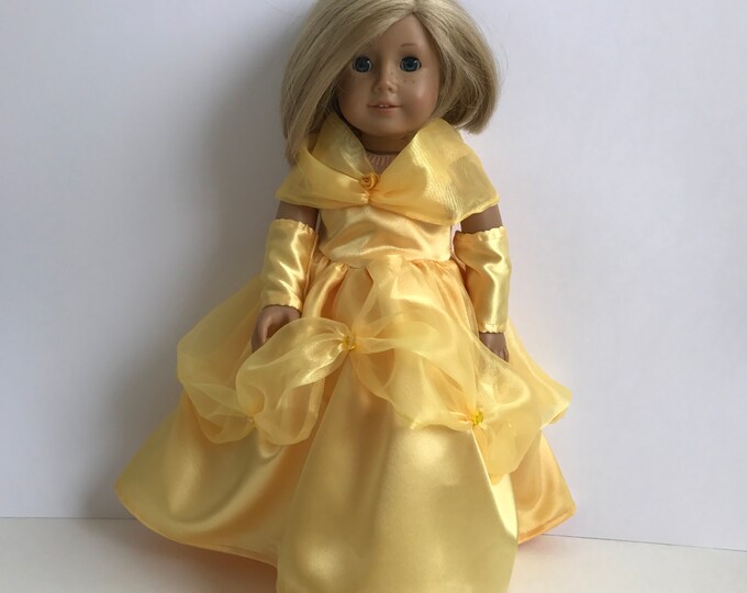 Belle 18 Doll 4 Piece Princess Dress Set American Girl - Etsy