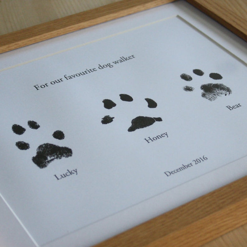 Paw Print Picture print Only Pet Gift Idea Gift Ideas for Etsy UK