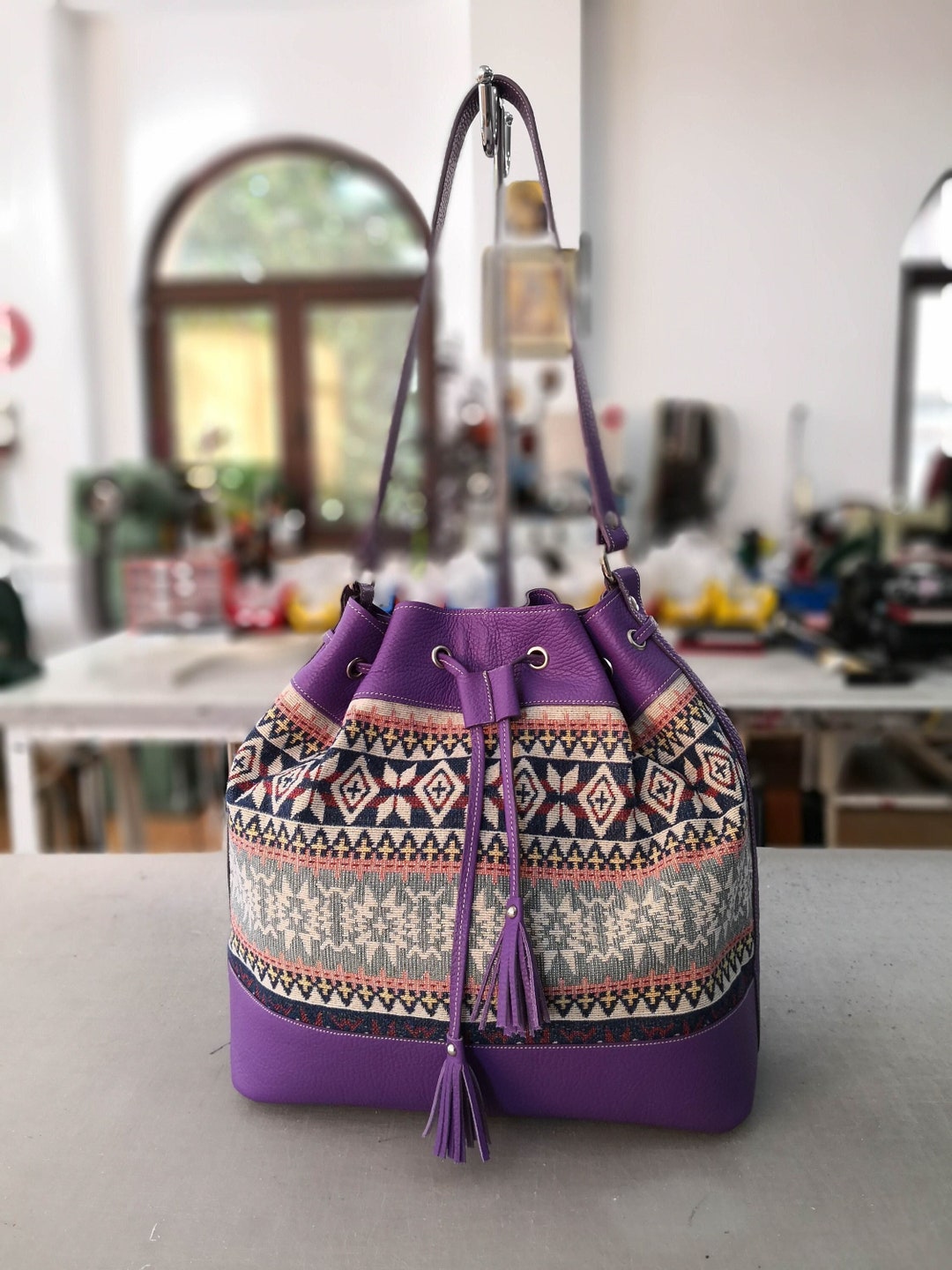 Drawstring bucket backpack hotsell