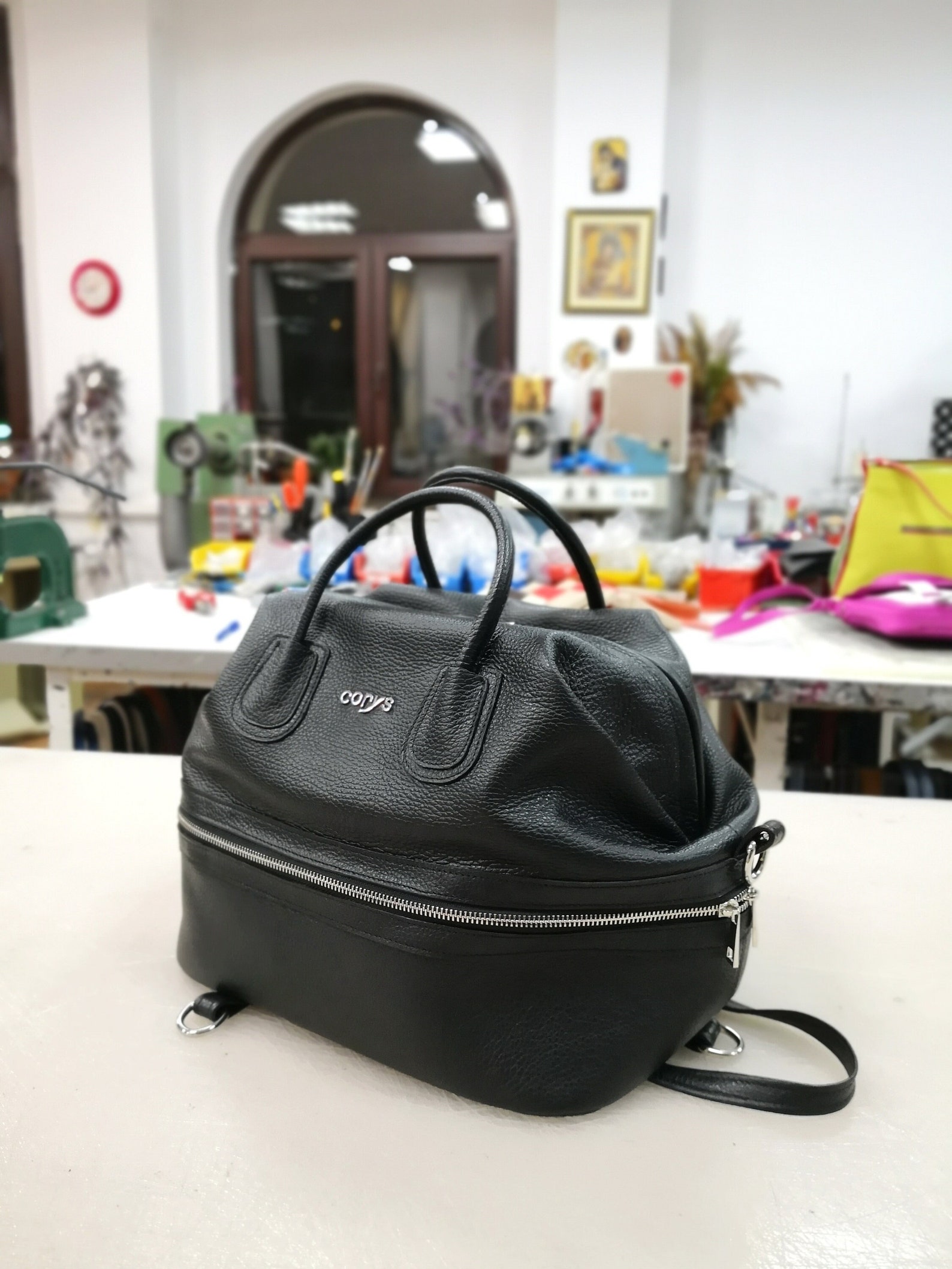 Nude LEATHER LAPTOP BAG Leather Laptop Backpack Leather Etsy