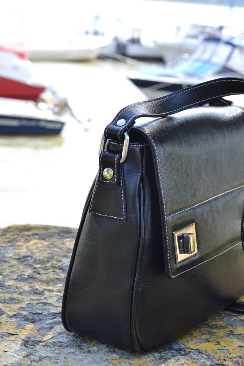 CAMEL LEATHER BAG Leather Messenger Bag Leather Crossbody Etsy