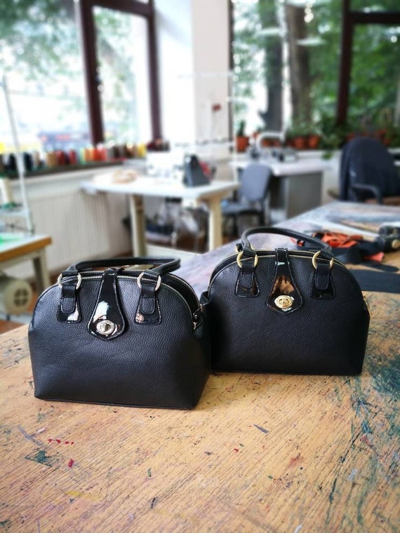 Bolso negro mediano mujer new arrivals