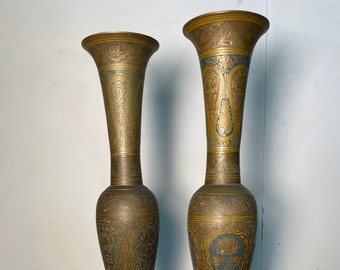 Moroccan 2 Piece Brass Irons