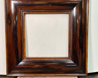 Macassar Ebony Square Wood Frame