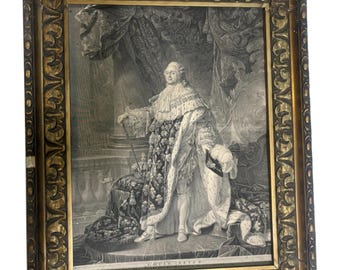Portrait of King Louis XVI in Coronation Regalia