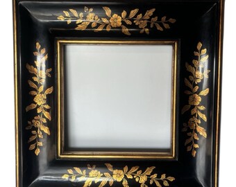 Antique Floral Chinoiserie Frame