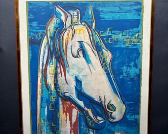 Francois Gilot Lithograph the Greek Horse