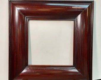 Mahogany Large Square Frame