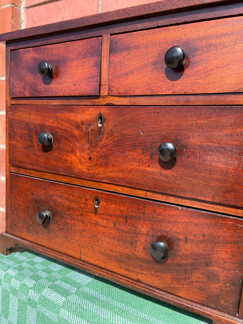 Georgian Miniature Chest of Drawers image 7