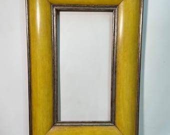Citrus and Silver Frame
