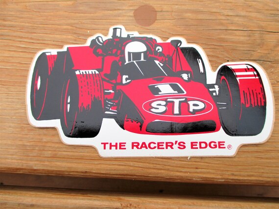 1960's NOS STP The Racer's Edge Formula One Decal | Etsy
