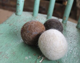Alpaca dryer balls, Eco Friendly wool dryer ball, Felt dryer balls, 100% alpaca, laundry