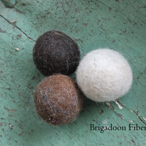 Alpaca dryer balls, Eco Friendly wool dryer ball, Felt dryer balls, 100% alpaca, laundry image 2