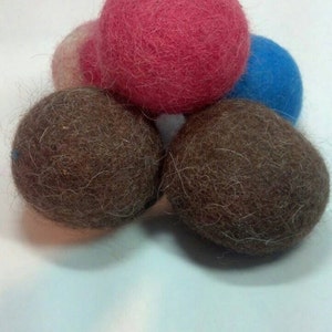 Alpaca dryer balls, Eco Friendly wool dryer ball, Felt dryer balls, 100% alpaca, laundry image 3