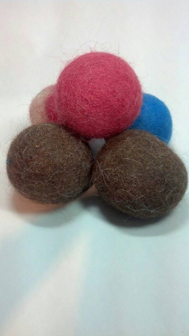 Alpaca dryer balls, Eco Friendly wool dryer ball, Felt dryer balls, 100% alpaca, laundry image 3