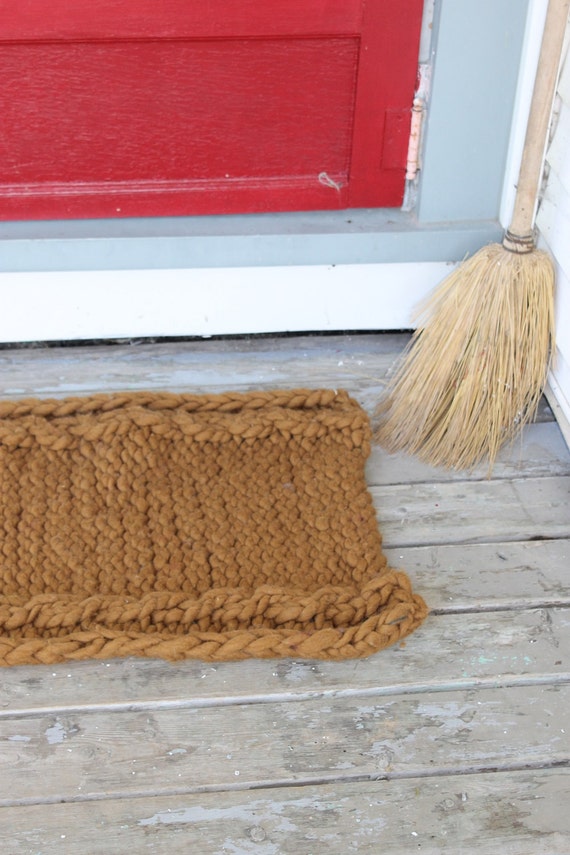 Hand Stricken Teppich Wolle Teppich Hand Stricken Wolle Etsy