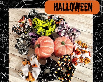 Halloween Scrunchies, Halloween Hair Accessories