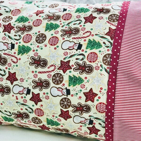 Christmas Pillowcase Etsy