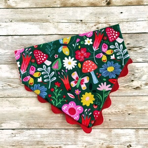 Woodland Dog Collar Bandana - Over the Collar Bandana - Dog Accessories