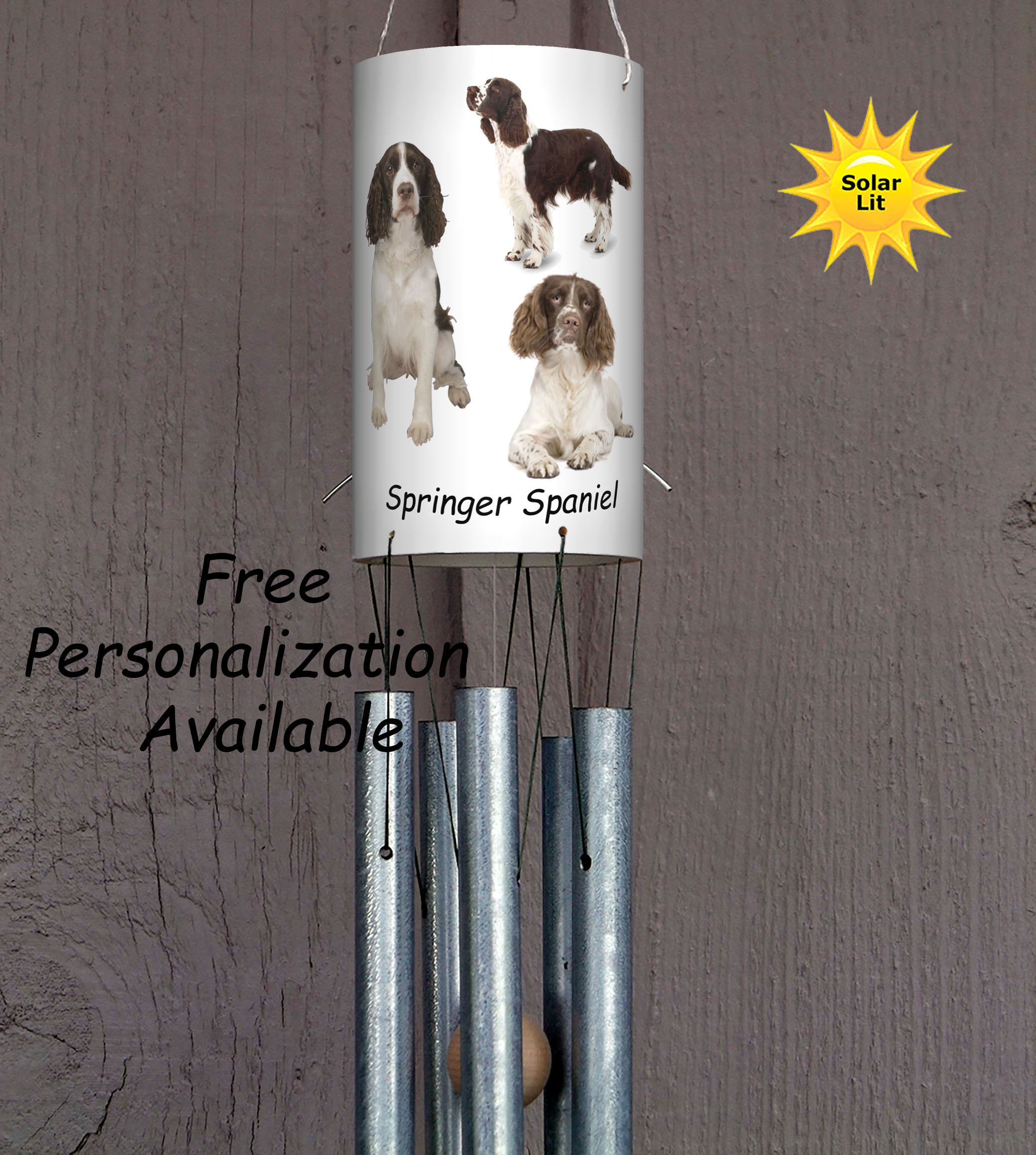 dog memorial solar light