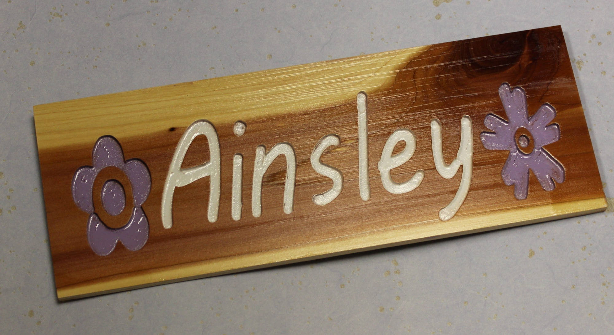 Cedar Wood Carved names on Wood Etsy