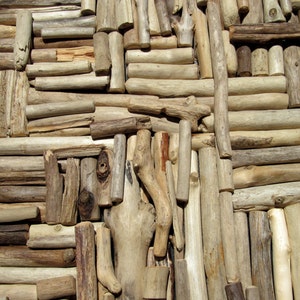 Large Driftwood Mosaic Wall Art, Coastal Home Decor image 7