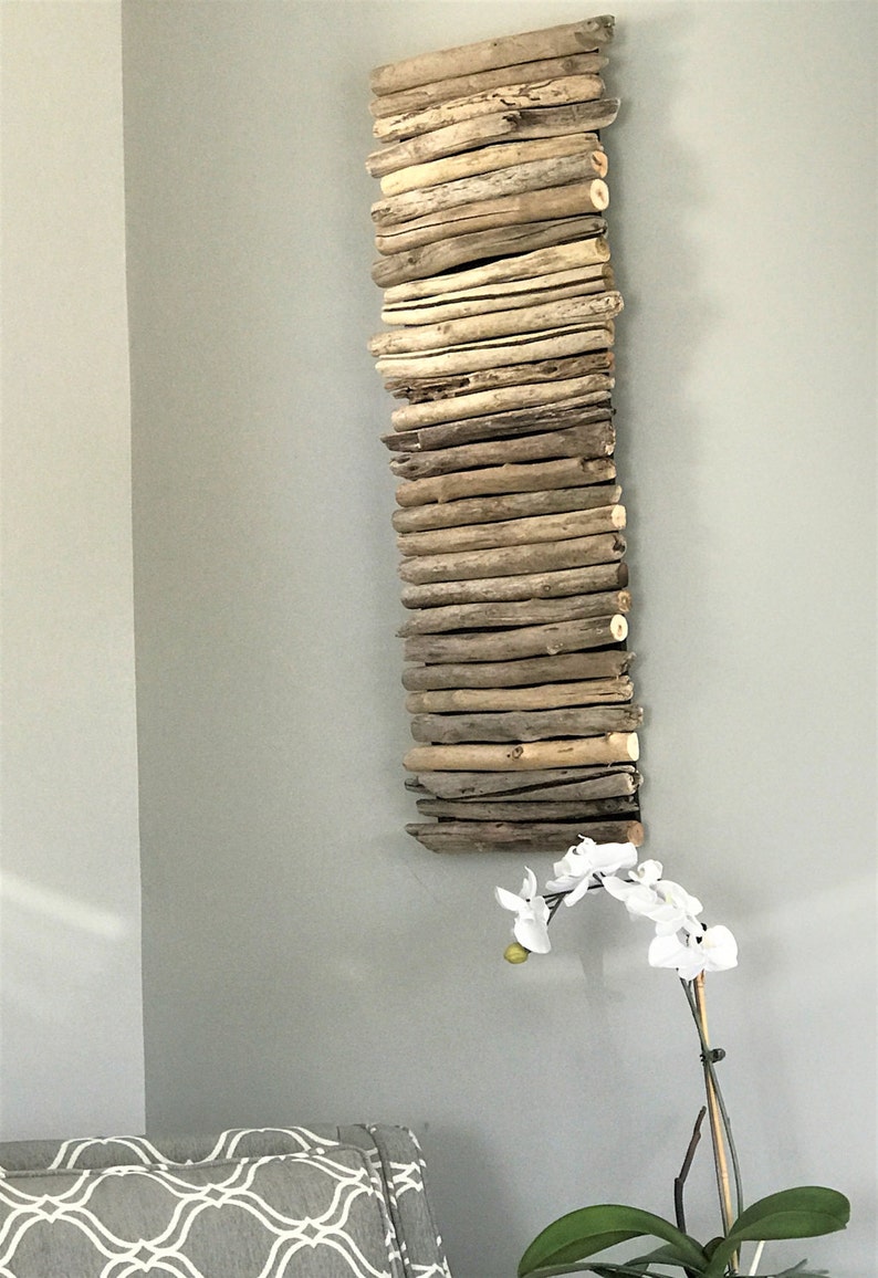 Large Driftwood Wall Hanging Art, Driftwood Hanging Art, Wall Art, Unique Wall Decor, Large Driftwood Art, Wall Sculpture, Driftwood Art image 2