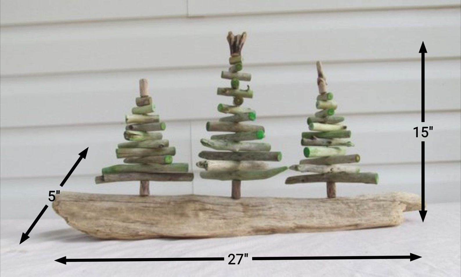 Driftwood Christmas Tree Forest Driftwood Holiday Decor Etsy