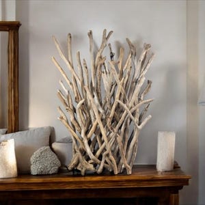 Tall Abstract Driftwood Sculpture - Wood Sculpture, Driftwood Art, Driftwood Decor, Wood Art, Coastal Decor, Unique Decor