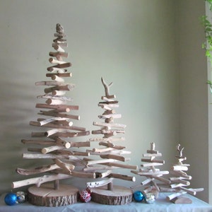 Handcrafted Driftwood Christmas Tree Versatile, Eco-Friendly Holiday Decor, Medium/Large Sizes, Coastal Decor, Unique Christmas Decor image 4