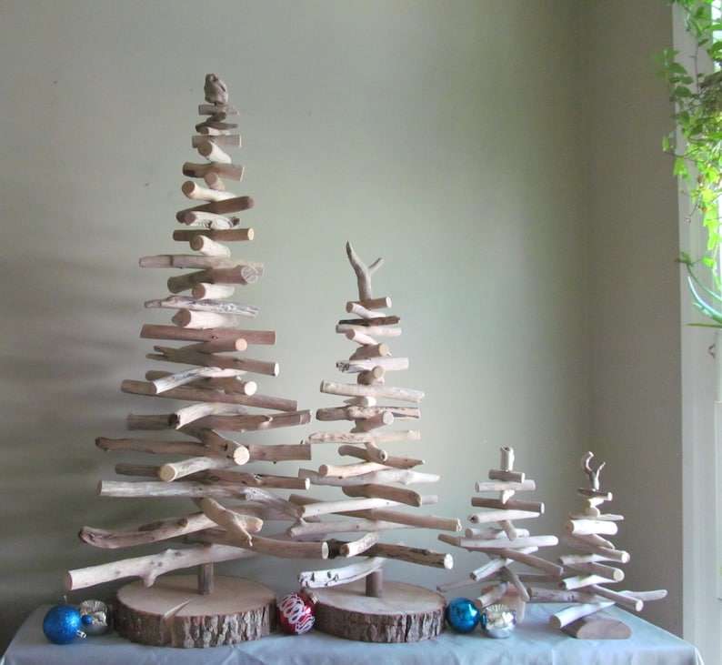 Handcrafted Driftwood Christmas Tree Versatile, Eco-Friendly Holiday Decor, Medium/Large Sizes, Coastal Decor, Unique Christmas Decor image 4