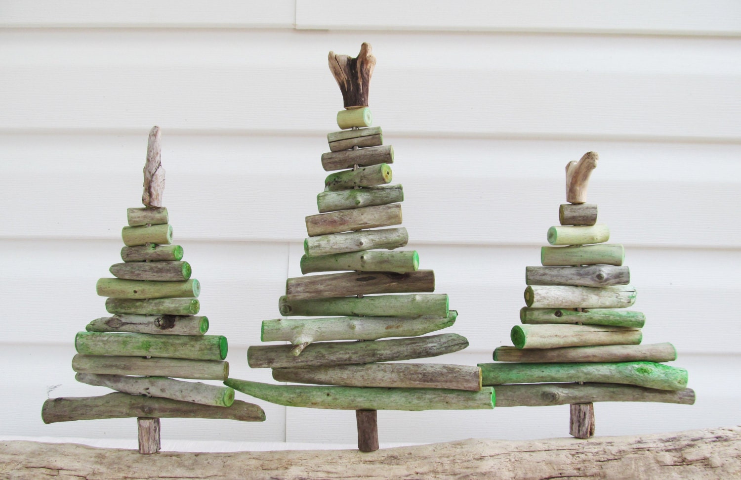 Driftwood Christmas Tree Forest Driftwood Holiday Decor Etsy