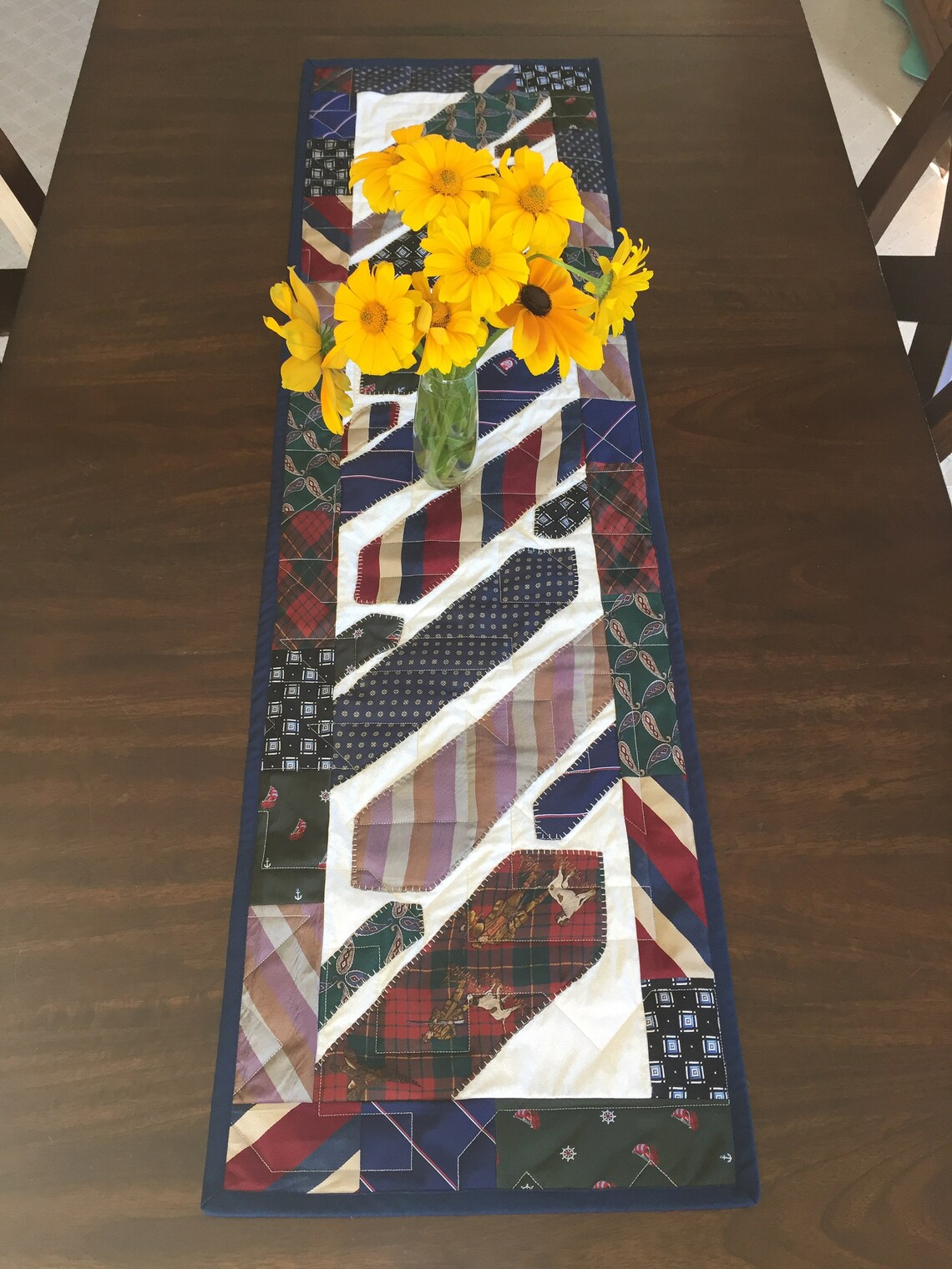 Tie Table Runner Table Runner Tie Bereavement Table Runner Etsy