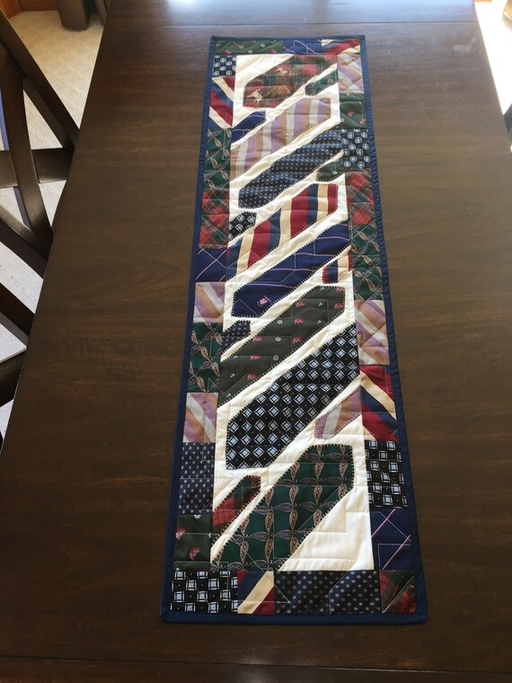 Tie Table Runner Table Runner Tie Bereavement Table Runner Etsy
