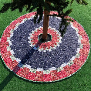 Christmas tree skirt, Chrismukkah, Holiday tree skirt, tree skirt, Christmas, Christmas tree,  holiday, Christmas décor,  holiday décor