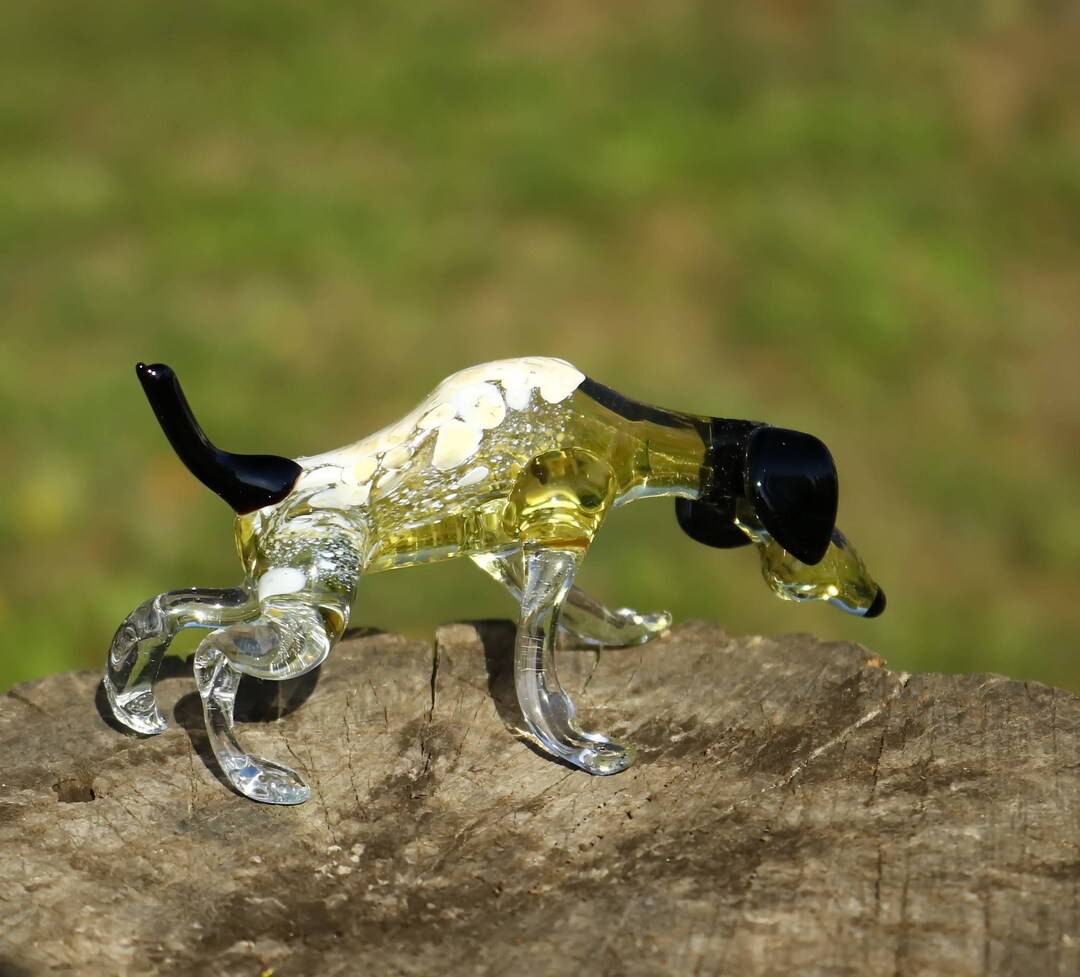 BLOWN GLASS ART Lampwork Dog Puppy Pet Sculpture Gift Present Etsy
