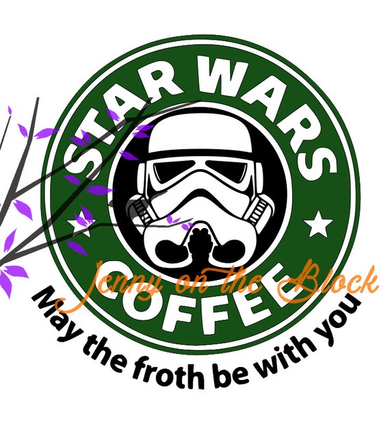 Star Wars Coffee/ Storm Trooper SVG/PNG/PDF/jpeg Files for Cricut,  Silhouette Studio, Cutting Machines, scrapbooking, vinyl,stencil, t shirt