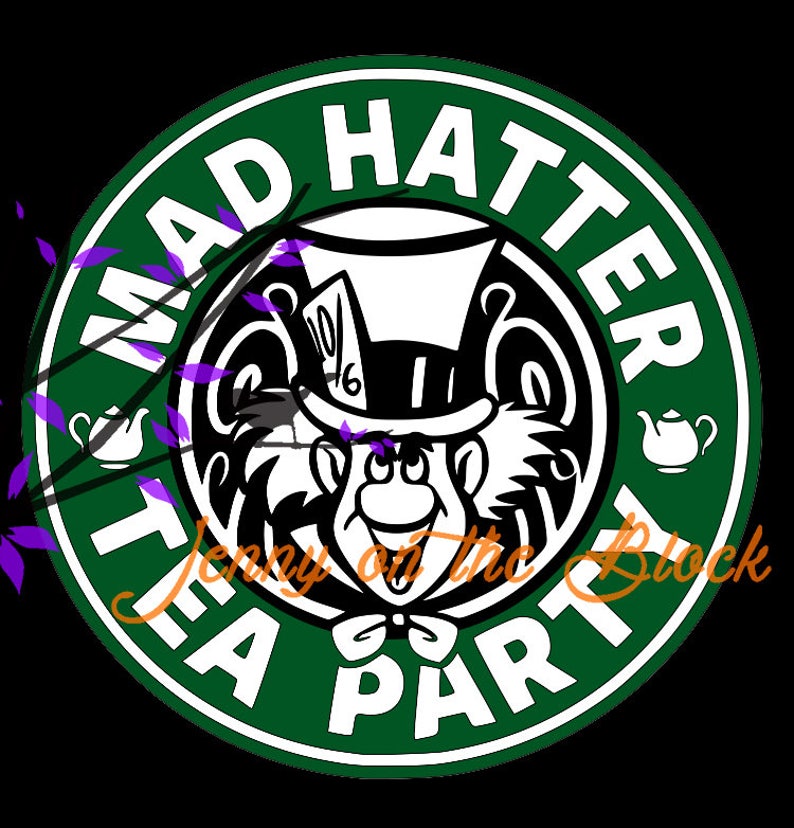 Download Mad Hatter Tea Party SVG/PNG/PDF/jpeg Files for Cricut | Etsy