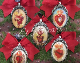 Brooches of the Heart of Jesus.