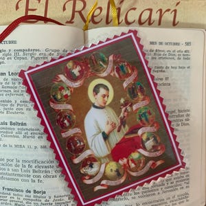 SAN LUIS GONZAGA. Tarjeta Plastificada. imagen 2