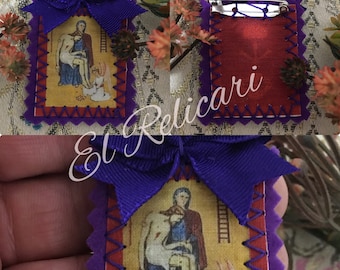 Marie Julie Jahenny. Scapular lapel pin. Thank you for inspiring me to continue creating your visions. Blessings.