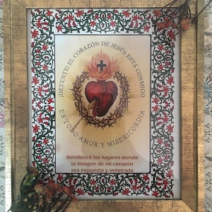 I will bless the places where the image of my Heart is exposed and venerated.