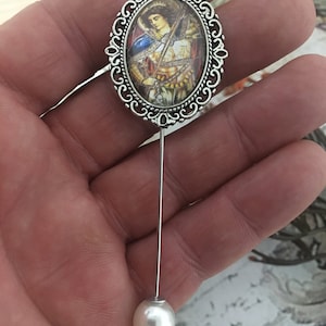 St. Michael, St. Gabriel and St. Raphael. Lapel pin.
