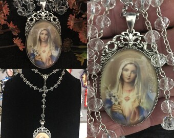 Immaculate Heart of Mary Handmade Rosary Heirloom Edition - Etsy