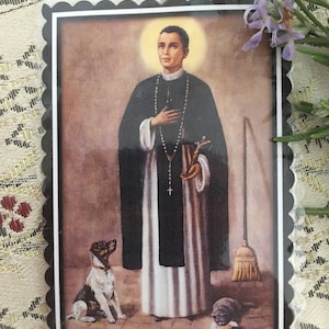 San Martín de Porres. Cartes plastifiées.