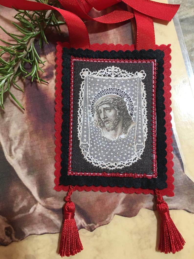 Door scapular. True Face of Jesus. image 1