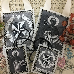 Venerable Third Order of Saint Dominic of Guzman. Dominican Scapular.
